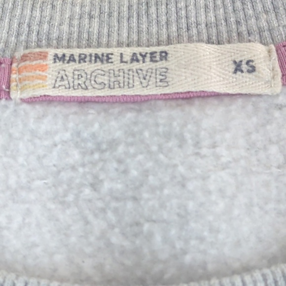 Marine Layer Archive Summit Rainbow Wave Sweatshirt (Oversized) - Picture 5 of 9